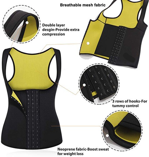 US Fajas Women Reductoras Abdomen Colombianas Sweat Sauna Shaper Suits