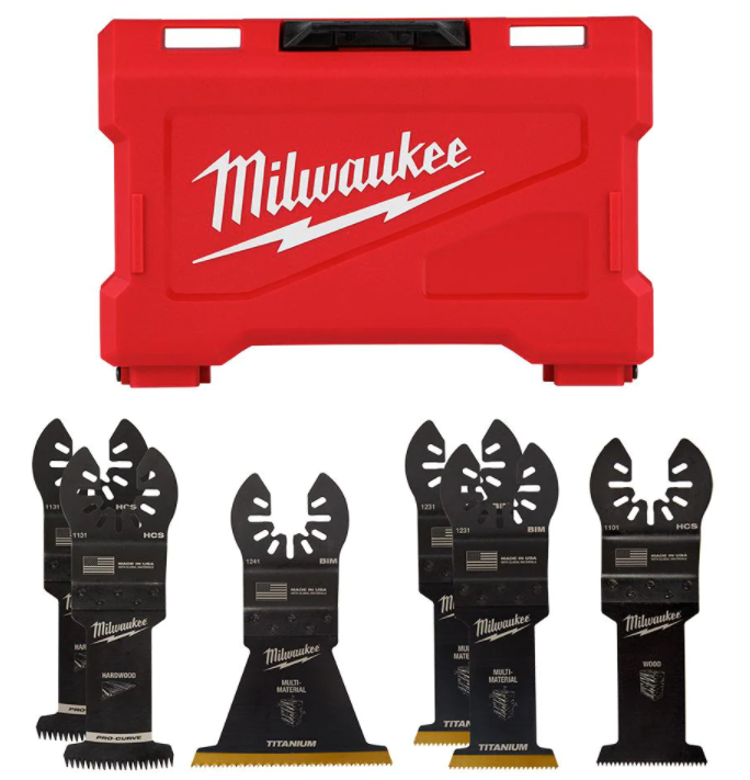 New Milwaukee Universal Fit  6-Pc Oscillating Multi-Tool  Blade Kit 49-10-9112