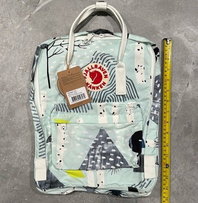 Fjallraven Kanken Standard Size Birch Forest Art Backpack Arctic Fox Limited 