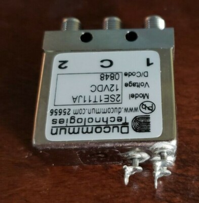 Ducommun RF 2SE1T11JA Relay SMA DC to 26.5 GHz 12 V DC