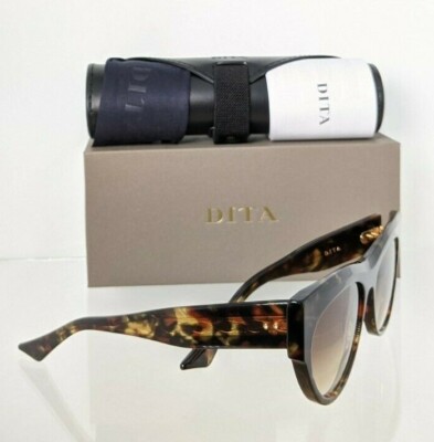 Pre-owned Dita Brand Authentic  Sunglasses Braindancer Dts525-58-02 Tortoise Frame In Gray