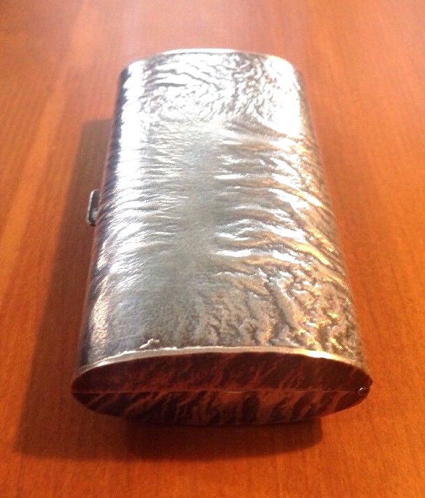 VINTAGE TIFFANY & CO STERLING SILVER CIGARETTE HOLDER CASE ITALY RARE 84.7 GRAMS