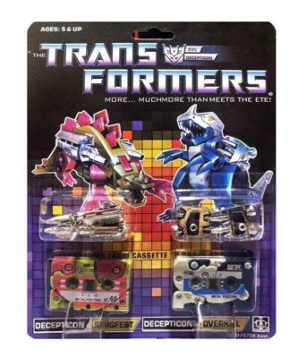 Transformers G1 Soundwave Cassette Decepticon Overkill Slugfest Action Figure
