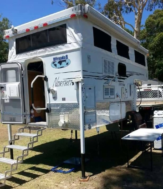 RV Slide on camper on Colorado truck | Campervans & Motorhomes