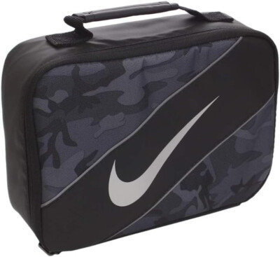 nike lunch box insulated food storage container bag gym tote travel lunchpail 256132117651