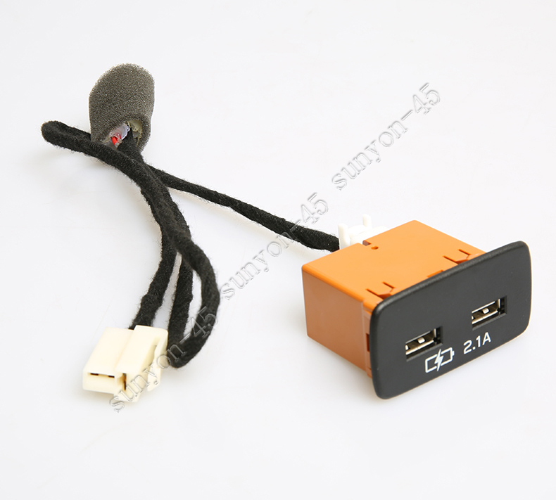 For Subaru Forester 20192021 rear USB Charging install Point 2 Ports 2