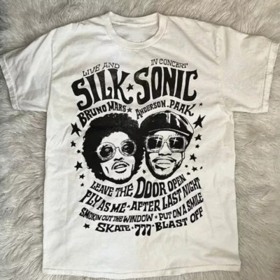 Silk Sonic #Bruno Mars t-shirt, music shirt, gift for fan, Anderson Paak
