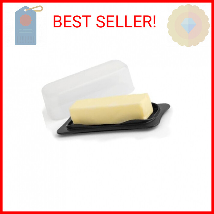 Signoraware Butter Dish with Lid -Butter Keeper Container with Clear Lid for Cou
