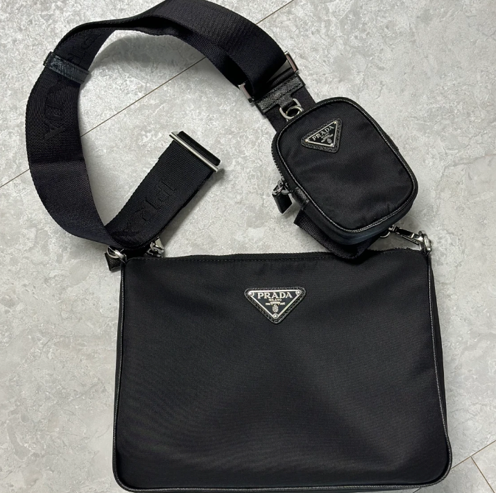 PRADA｜SHOULDER BAGS (2VH113 XOP 2DMH F0002) Prada Re-Nylon and Saffiano Leather Shoulder Bag 2VH113-2DMH