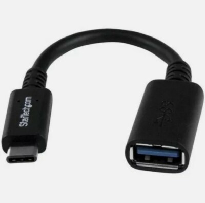 STARTECH.COM USB31CAADP 6IN USB 3.0 TYPE C TO A ADAPTER Brand New