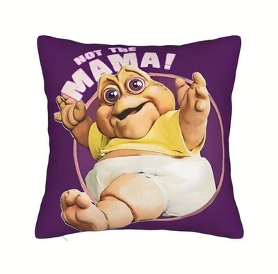 Baby Sinclair Dinosaur Pillowcase Polyester Cushion Cover 45x45cm Double Sided