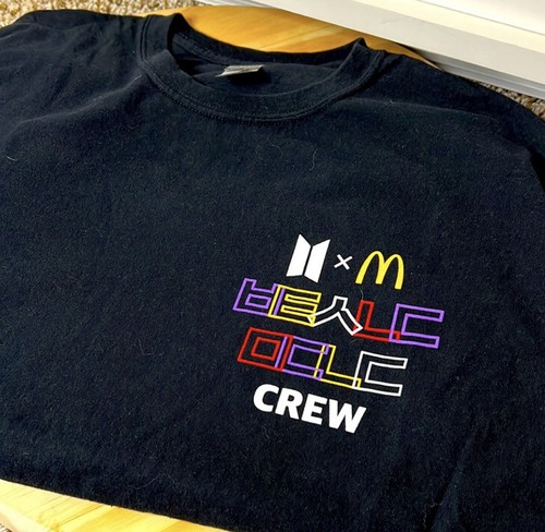 McDonalds BTS Collaboration Crew Shirt | eBay