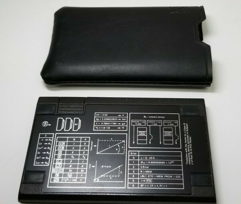 Hewlett Packard HP 11c Vintage Calculator w/ Case *Working*