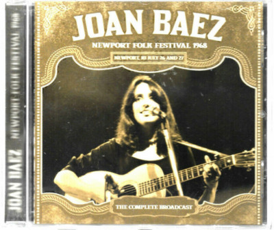 JOAN BAEZ Live Newport Folk Festival 1968 CD Complete Broadcast buy 2 get 1 FREE
