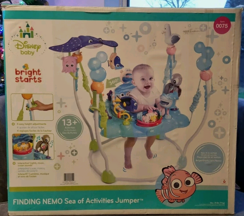 Disney Baby Bright Starts Finding Nemo Playmat, Bouncer, & Door Swing