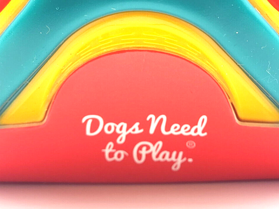 KONG Rambler Rattlez X-Ball Medium/Large Fetch & Chew Dog Toy 3"