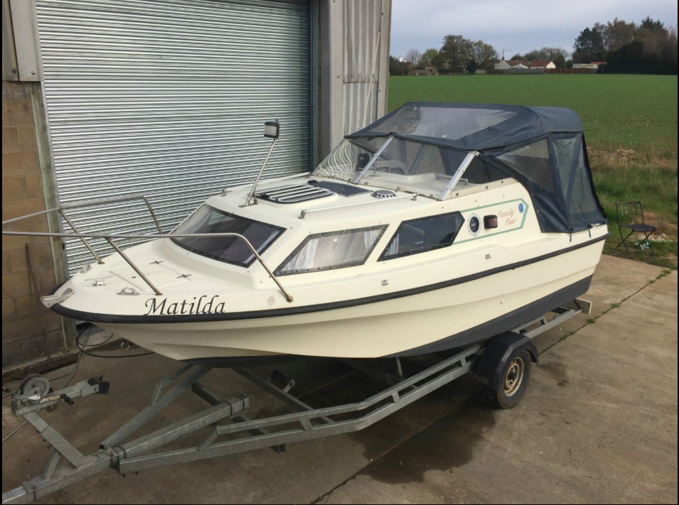 boat - shetland family four 18ft in costessey, norfolk
