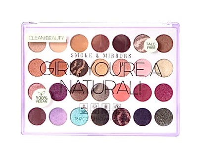 Smoke & Mirrors 28 pc eyeshadow Pallet - Girl You re a Natural