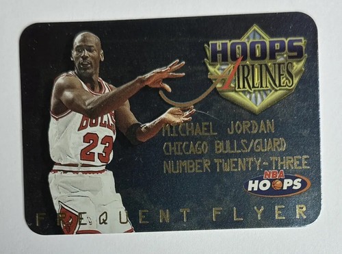 その他 JORDAN NBA Hoops Airlines Frequent Flyer 1997-98 NBA Hoops Airlines Frequent Flyer #4 Michael Jordan