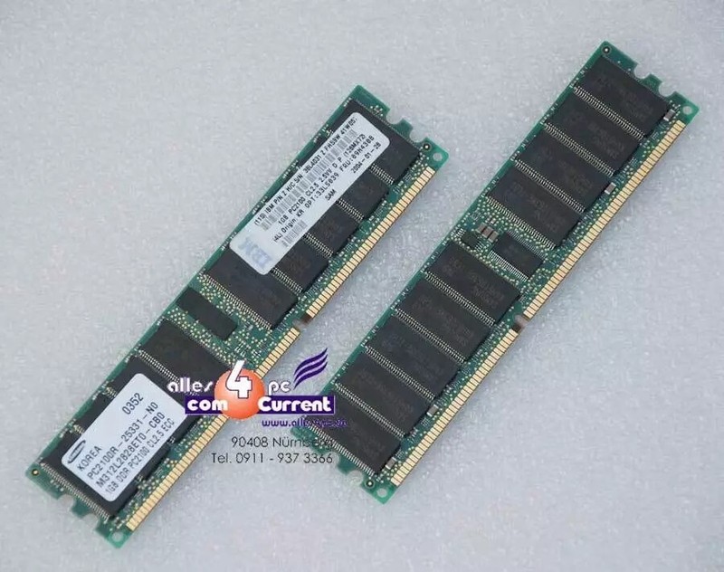 Ibm 1 Go Ddr Ram MÃ©Moire 33l5039 09n4308 Pc2100r-25331 Serveur SÃ©Rie 335 #K823