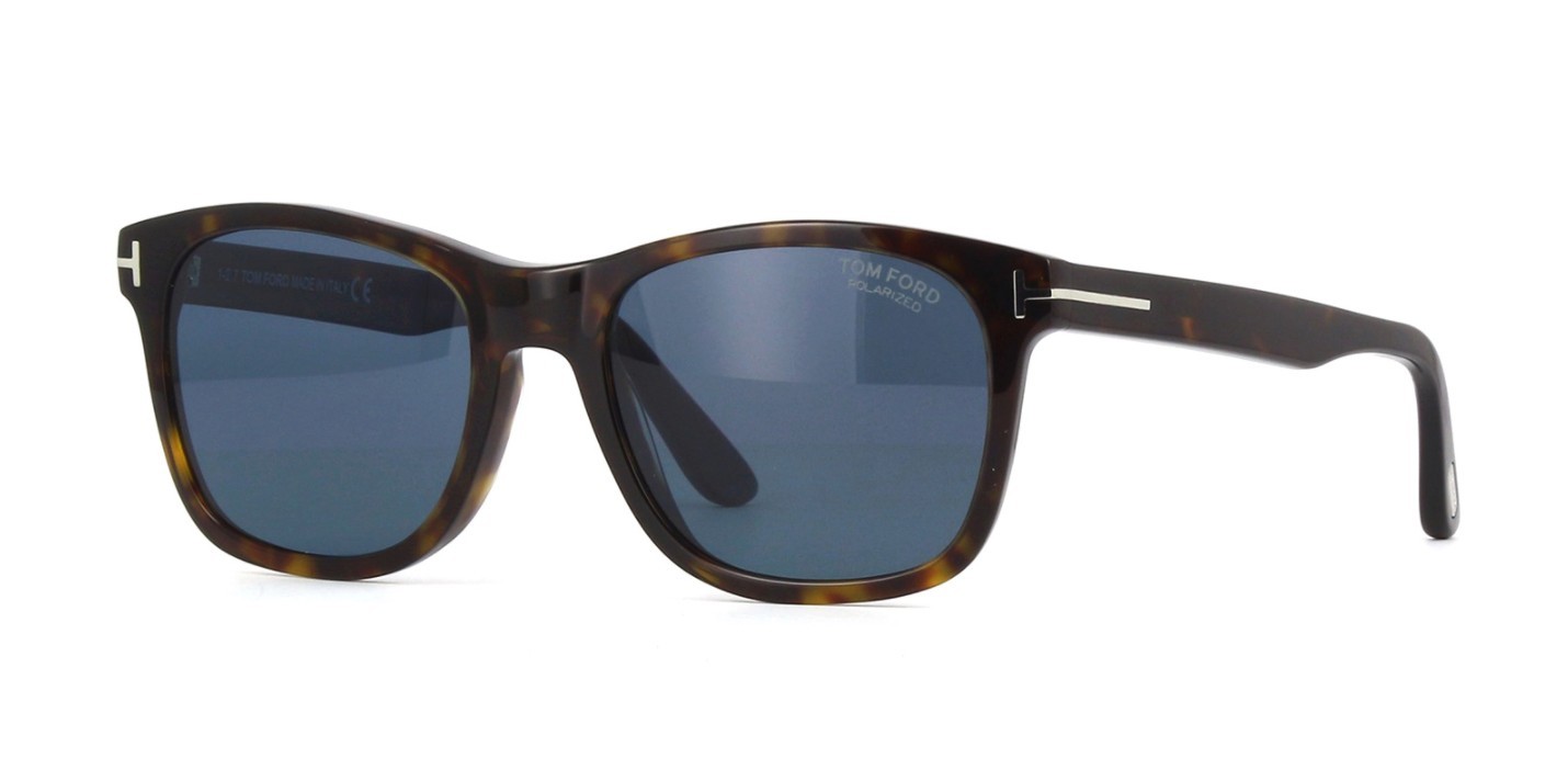 Tom Ford ERIC-02 FT 0595 dark havana/blue polarized (52D