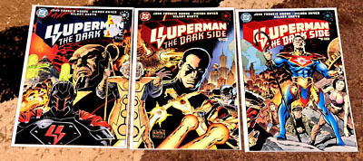 SUPERMAN: DARK SIDE COMIC LOT #1,2,3 FULL RUN! COMPLETE SET! KEY! ALL NEAR MINT
