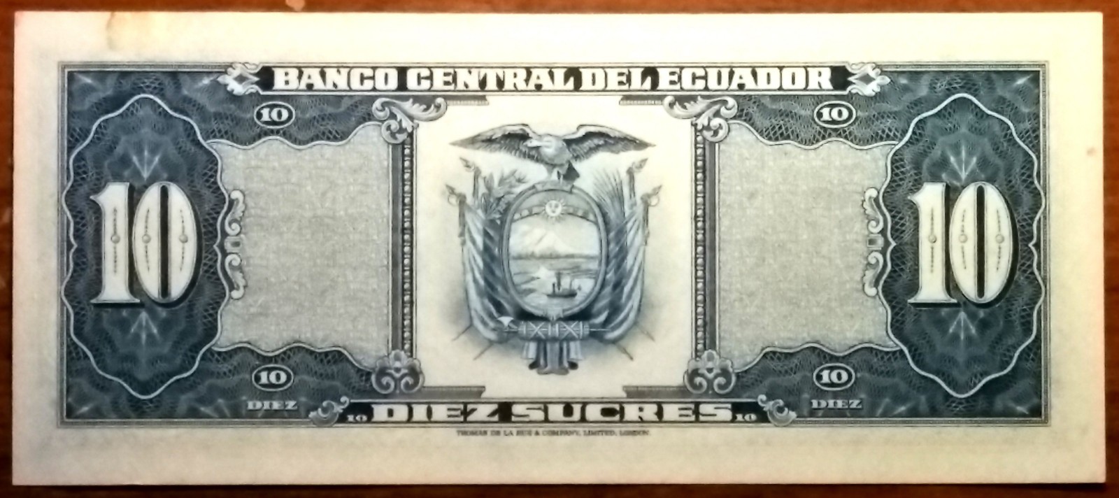 Ecuador, Diez (10) Sucres * 4-20-1983 * CRISP * UNCIRCULATED