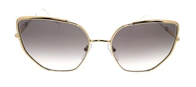 Pre-owned Prada 0pr 21ys 07r6s1 Caramel Tortoise Square Sunglasses