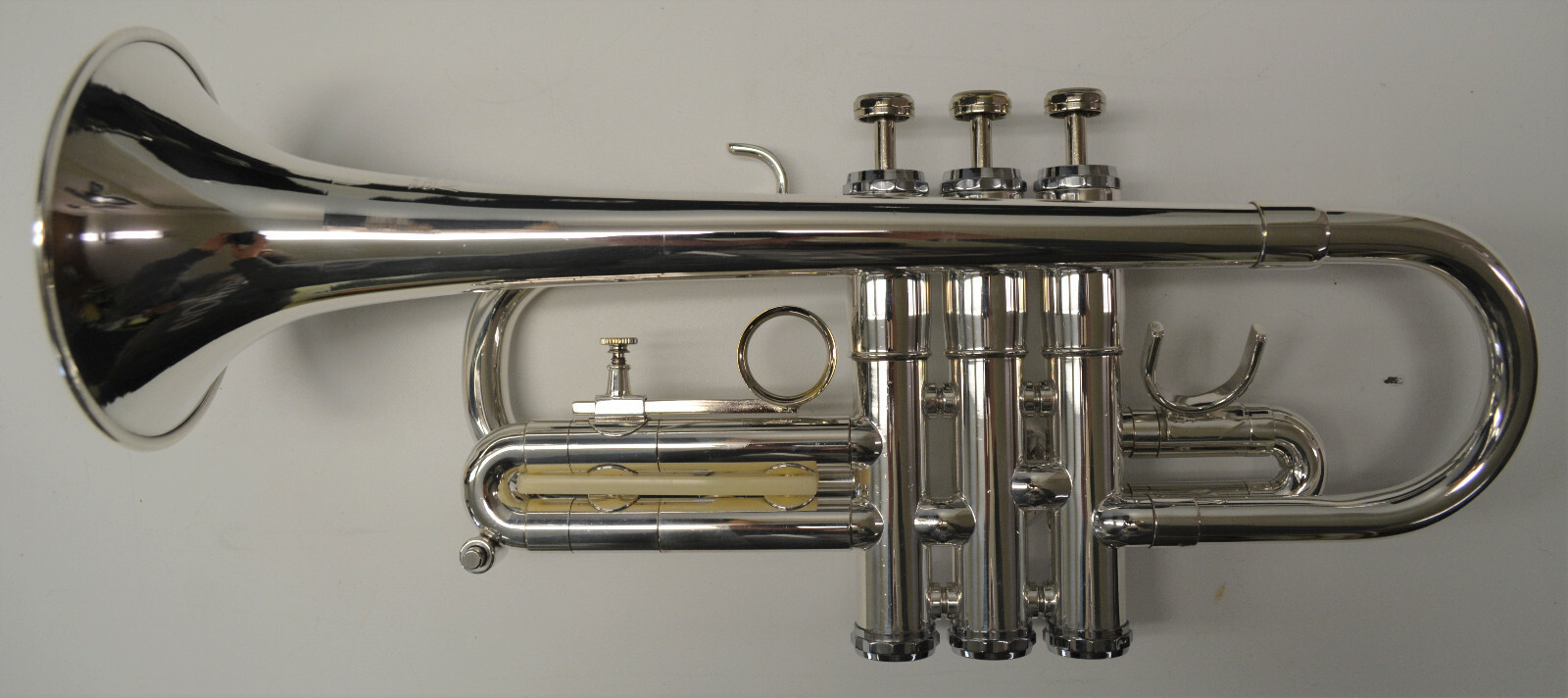 USED GETZEN 390S Eb/D SILVER TRUMPET CASE