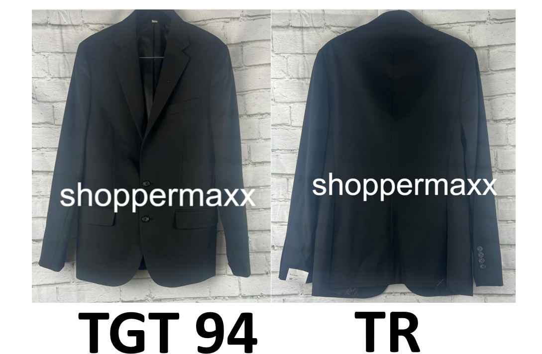 MEN'S STANDARD FIT SUIT JACKET - GOODFELLOW & CO, BLACK, SIZE 36R