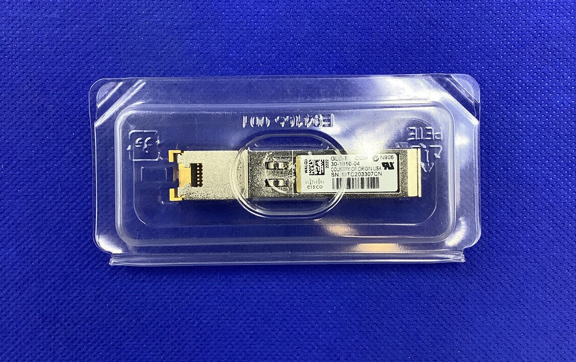 GLC-T Cisco 1000BASE-T SFP+ RJ-45 30-1410-03 or 30-1410-04