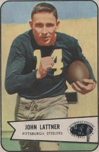 1954 Bowman Johnny Lattner #128