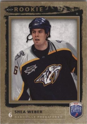 2006-07 Upper Deck Be a Player - Shea Weber #207