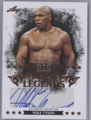 在庫処分セール Autograph Tyson Mike Leaf 2015 Card 直筆 マイクタイソン その他