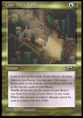 MTG Lim-Dul's Vault Near Mint Normal Alliances