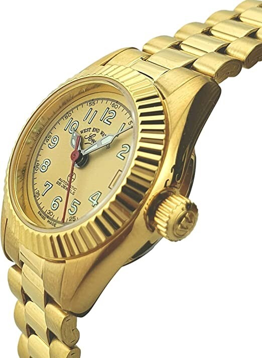 Pre-owned West End Watch Co. West End Co. 6845.35.2315r Automatic Sapphire Golden Watch For Women