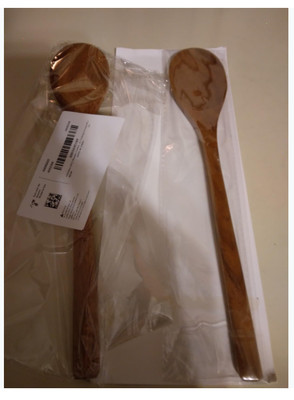 2PCS Wooden Cooking Spoons, Large Wooden Cooking Spoons Wooden Kitchen Utensil