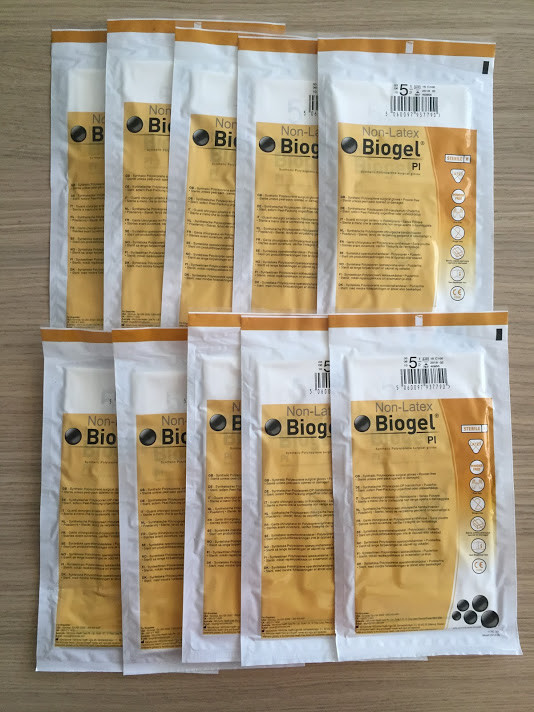 Biogel 40855 PI Synthetic Polyisoprene Surgical Gloves  Size/5.5 10/Pack(x)