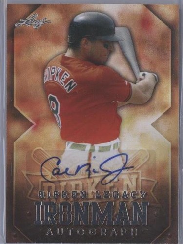 2014 Leaf Cal Ripken Jr. Ironman Legacy Signature Collection - Cal Ripken #IM-14