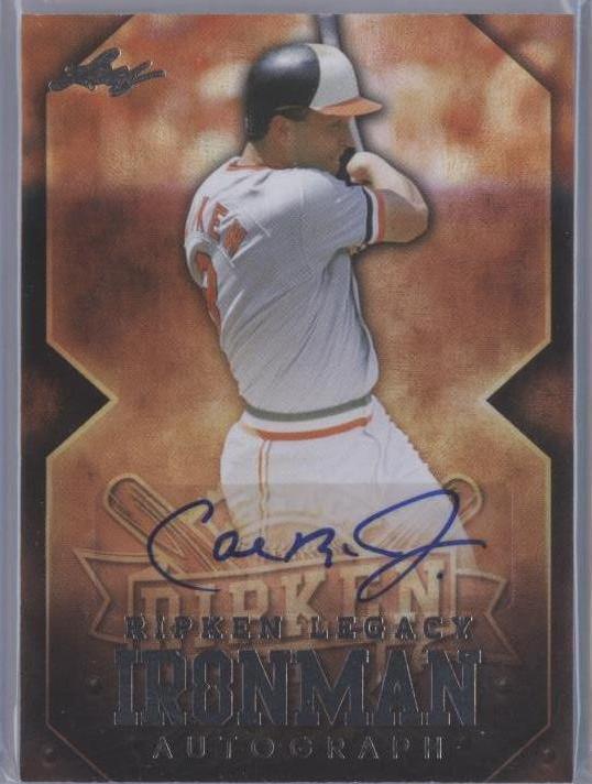 2014 Leaf Cal Ripken Jr. Ironman Legacy Signature Collection - Cal Ripken #IM-7