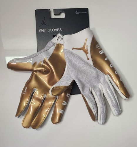 NIKE JORDAN VAPOR KNIT 4.0 METALLIC Football Receiver Gloves