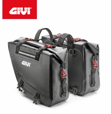 GIVI COPPIA BORSE LATERALI  GRT718 IMPERMEABILI UNIVERSALE  2 X 15 Litri