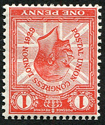 PUC 1d SG 435wi 'WMK.INV' U/M, fresh & fine perfs (Ex. booklet pane)