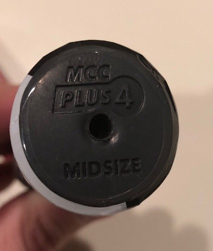 GOLF PRIDE GOLF GRIP (1) NEW MCC PLUS 4 MULTICOMPOUND BLACK & RED MIDSIZE NEW