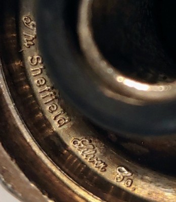 Vintage Sheffield Silver Co Silverplated Wine/Liquor Bottle Pour Spout & Stopper