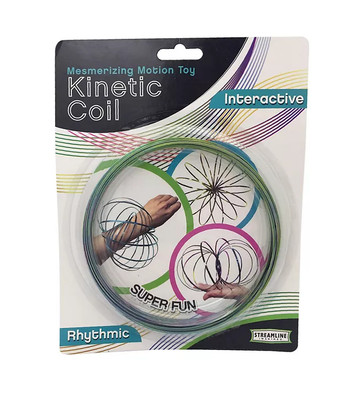 Streamline Kinetic Coil Motion Rhythmic Toy in Multi Colors Party Favor NEW (7B)