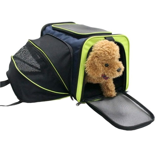 Pet Life Roomeo Folding Collapsible Airline Approved Pet Dog Carrier Crate.  (H)