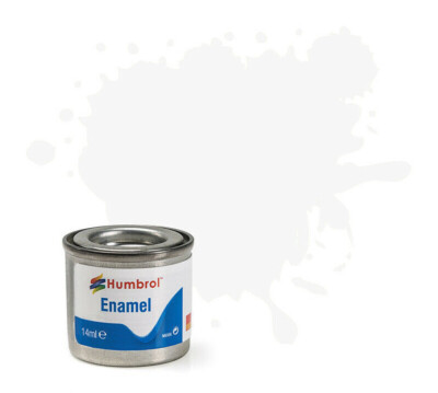 Humbrol - 22 BLANC BRILLANT White gloss peinture enamel email 14ml réf. AA0240