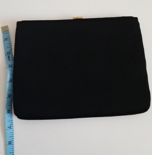 Vintage Women’s Handbag - Harry Levine USA - Black Clutch - Evening Purse