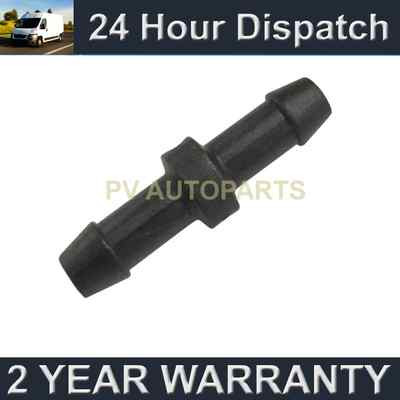 UNIVERSAL WINDSCREEN WASHER SCREENWASH IN LINE PIPE JOINER CONNECTOR 4MM WWY23
